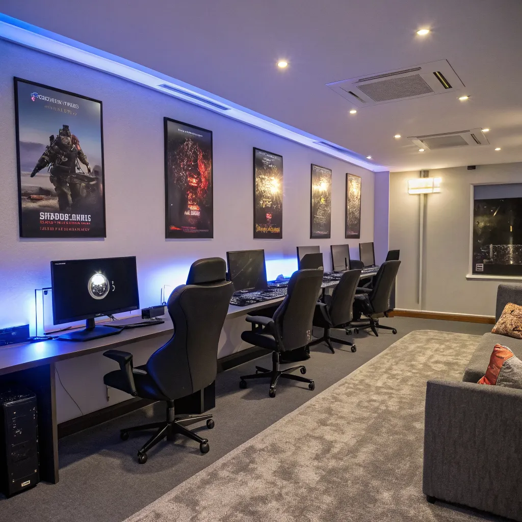 LUNVARIX premium PC lounge interior